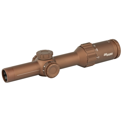 Sig Sauer Electro-Optics SOT61239 Tango6T  Flat Dark Earth 1-6x24mm 30mm Tube Illuminated DWLR6 Reticle