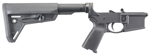 Ruger 8516 AR-556 Lower Hard Coat Anodized 7075-T6 Aluminum, Magpul MOE SL 6 Position Stock, Ruger Elite 452 Two Stage AR-Trigger, Magpul MOE Grip