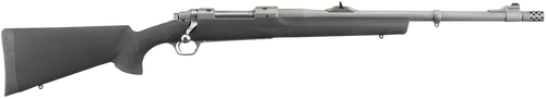 Ruger 57102 Hawkeye Alaskan Full Size 300 Win Mag 3+1 20" Matte Stainless Steel Threaded Barrel, Integral Scope Mounts Stainless Steel Receiver, Black Hogue OverMolded Synthetic Stock