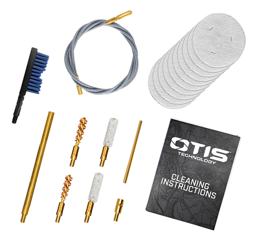 Otis FG70122 Patriot Cleaning Kit .17/.22Cal Handgun/Rifle/15 Pieces Yellow Plastic Box Case