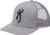 BROWNING CAP TURLEY BUCK MARK LOGO GRAY ADJUSTABLE