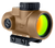 Trijicon 2200326 MRO SD  Coyote Tan 1x25mm 2 MOA Red Dot Reticle Low Mount