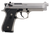 Beretta USA JS92F510CA 92FS Inox *CA Compliant Full Size 9mm Luger 10+1 4.90" Satin Stainless Barrel, Serrated Slide & Alloy Frame, Black Stippled Rubber Grips
