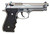 Beretta USA J92F560M 92FS Inox Full Size Frame 9mm Luger 15+1 4.90" Satin Steel Barrel, Satin Stainless Steel Serrated Slide, Satin Anodized Aluminum Frame, Black Stippled Rubber Grip