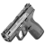 Smith & Wesson PC M&P Shield X Carry Comp 9mm Luger, 3.6" Barrel, 15+1, Black Armornite 