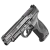 Smith & Wesson M&P9 M2.0 Metal HD 9mm Luger, 5" Barrel, 17+1, Black Armornite