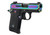 Sig Sauer P938 Titanium Rainbow 9mm Luger, 3" Barrel, 7+1, Black Anodized / High Polished Rainbow Titanium PVD