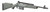 Ruger American II Scout .308 Winchester, 16.1" Barrel, 5+1, Leaf Green / Cobalt Cerakote