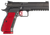 Dan Wesson 92013 DWX  9mm Luger 10+1 4.95" Black Match Grade Barrel, Black DLC Optics Ready Serrated Steel Slide, Black Aluminum Frame w/Beavertail & Picatinny Rail, Red Textured Aluminum Grip
