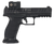 Walther Arms 2881225PRO PDP w/Optic Full Size Frame 9mm Luger 18+1 4.50" Polygonal Rifling Barrel Black Optic Ready/Serrated Steel Slide Black Polymer Frame w/Picatinny Rail, Aimpoint Acro Red Dot
