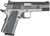 Springfield Armory PX9218L 1911 Emissary 45 ACP 8+1 4.25" Bull Barrel, Stainless Steel Frame w/Beavertail , Tri-Top Cut Blued Carbon Steel Slide, Black VZ Thin-Line G10 Grip