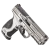 Smith & Wesson M&P M2.0 Metal 9mm Luger, 4.25" Barrel, 17+1, Tungsten Gray Cerakote / Black Armornite