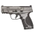 Smith & Wesson M&P9 M2.0 Metal Compact 9mm Luger, 3.6" Barrel, 15+1, Tungsten Gray Cerakote / Black Armornite