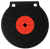 Birchwood Casey 47615 World of Targets Double Hole 10" Pistol/Rifle Black/Orange AR500 Steel Circle w/Crosshair & Diamond 0.38" Thick Hanging