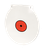 Birchwood Casey RND15 Round Steel Target Plate 15" Centerfire Rifle/Handgun Target Black/Red/White NM500 Steel Hanging
