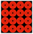Birchwood Casey 33904 Target Spots  Self-Adhesive Paper Black/Orange 1.5" Bullseye 160 Pack