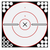 Birchwood Casey 34019 Shoot-N-C Reactive Target Self-Adhesive Paper Black/White 12" Bullseye 5 Pack
