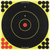 Birchwood Casey 34012 Shoot-N-C Reactive Target Self-Adhesive Paper Black/Yellow/Red 12" Bullseye 5 Pack