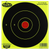 Birchwood Casey 35906 Dirty Bird  6" Bullseye Paper Hanging Pistol/Rifle Black/Yellow 16 Per Pkg