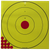 Birchwood Casey LRBET5PK Shoot-N-C Reactive Target Self-Adhesive Paper Red/Yellow 17.75" Bullseye 5 Pack
