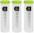 Breakthrough Clean BTSCT3PK  Suppressor Tubes Clear/Green 3 Pack
