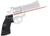 Crimson Trace 011280 Lasergrips  Fits S&W K & L Frames Square Butt, Red Laser 633nM Wavelength 5mW Output, Black Polymer