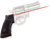 Crimson Trace 011790 Lasergrips  Fits Ruger Alaskan/GP100/Super Redhawk, Red Laser 633nM Wavelength 5mW Output, Black Polymer