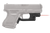 Crimson Trace 0123401 Laserguard  Compatible w/Glock Compact & Sumcompact, Red Laser Black Polymer