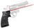 Crimson Trace 011070 Lasergrips  Fits S&W K/L & N Frames, Red Laser 633nM Wavelength 5mW Output, Black Polymer