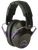 Walker's GWPFPM1BKPU Pro Low Profile Passive Muff 22 dB Over the Head Black/Purple Accent Polymer