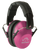 Walker's GWPFPM1PNK Pro Low Profile Passive Muff 22 dB Over the Head Pink/Black Polymer