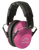 Walker's GWPFPM1PNK Pro Low Profile Passive Muff 22 dB Over the Head Pink/Black Polymer