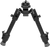 Warne 7904M Skyline Precision Bipod  Folding Black Aluminum/Steel
