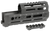 Midwest Industries MIAKALPHA6 Alpha  Drop-in Aluminum Black Hardcoat Anodized 5 Slot Picatinny Rail AK-Platform 6" Long Compatible w/M-LOK