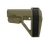 SB Tactical SBA5X07SB SBA5 Stabilizing Brace Ranger Green Polymer Adj 5 Position, 10.25" OAL Includes Sling Strap
