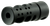Spikes Tactical SBV1065 R2 Muzzle Brake Black Nitride 416R Stainless Steel with 1/2"-28 tpi Threads for 5.56x45mm NATO