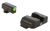 AmeriGlo GL301 i-Dot Sight  Set for Glock  Green Tritium LumiGreen Outline Front Sight-Green Tritium Rear Sight