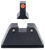 Trijicon GL201C601134 Suppressor/Optic Height Sights  Green/Tritium Orange Outline Front Sight-Green/Tritium Black Outline Rear Sight Glock 17/17L/19/22 Standard Frame