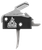 Rise Armament RA434SLVRAWP RA-434 High Performance Single-Stage Flat Trigger with 3.50 lbs Draw Weight & Black/Silver Finish for AR-Platform