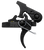 Geissele Automatics 05160 SSA-E  Two-Stage Curved Trigger with 2.90-3.80 lbs Draw Weight & Black Oxide Finish for AR-Platform