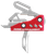 Rise Armament RA535APT RA-535 High Performance Single-Stage Straight Trigger with 3.50 lbs Draw Weight & Silver/Red Hardcoat Anodized Finish for AR-Platform