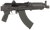 Arsenal SAM7K55 SAM7K  7.62x39mm 30+1 8.50" Black Steel Threaded Barrel, Polymer Handguards, Black Aluminum Forged & Milled Receiver, Mounted 1913 Picatinny Rail, Black Polymer Grips