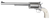 Magnum Research BFR500SW10B BFR Long Cylinder Extra Large 500 S&W Mag 5 Shot 10" Brushed Stainless Steel Barrel, Cylinder & Frame, Bisley White Laminate Grip, Exposed Hammer