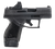 Taurus 1-GX4MP931-10RD GX4 w/Optic Micro-Compact 9mm Luger 10+1 3.06" Satin Black DLC Barrel, Black Gas Nitride Alloy Steel Serrated w/Optic Slide, Black Stainless Steel Frame, Textured Grip, Viridian