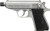 WALTHER PPK/S SD 32ACP FS 7RD STAINLESS BLACK GRIPS