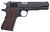 Auto-Ordnance 1911BKO9 1911 A1 GI Spec 9mm Luger 9+1, 5" Stainless Steel Barrel, Matte Black Serrated Carbon Steel Slide & Frame w/Beavertail, Brown Checkered Polymer Grip