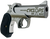 Bond Arms BACYP Cyclops Big Bore 44 Mag 1rd 4.25"  Stainless Steel w/Engraved Barrel, Matte Stainless Frame, Black Extended B6 Resin Grip