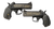 Bond Arms BA250TH-BLK-45/410 America 250th Anniversary 45 Long Colt/410 Gauge 2 Shot 4.25" Engraved Black Cerakote Stainless Steel Barrel & Frame, Black B6 Resin Grip, Exposed Hammer