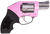 Charter Arms 53851 Undercover Lite Chic Lady Small 38 Special 5 Shot 2" High Polished Stainless Steel Barrel & Cylinder, Pink Aluminum Frame w/Black Finger Grooved Rubber Grip, Concealed Hammer