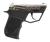 Taurus 1-22TUC139-USFLAG 22TUC  Micro-Compact Frame 22 LR 9+1 2.50" Stainless Tip-Up Barrel, Custom Engraved Serrated Slide, Black Polymer Frame